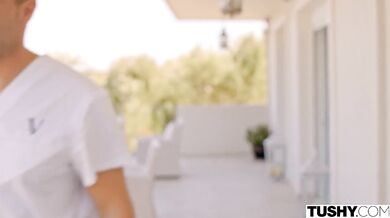 Petite babe anal cowgirl