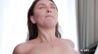 Redhead gets sex lesson on the piano