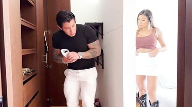 She almost caught me reaching for her panties, but I fucked her anyway