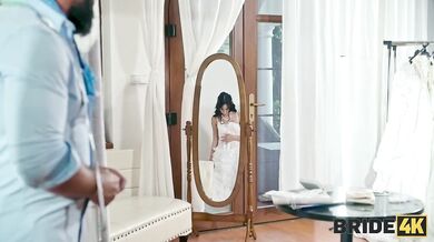 BRIDE4K - Gorgeous and naughty young bride fucked big cock while the groom waited