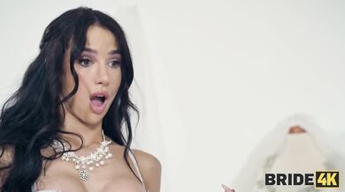 BRIDE4K - Gorgeous and naughty young bride fucked big cock while the groom waited