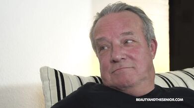 Hot blonde Angel Emily wants to fuck old small dick