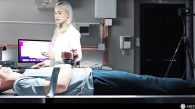 Horny guy can stop time and fucks sexy doctor