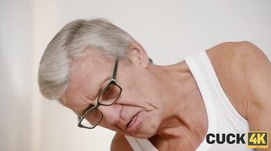 My old friend can't satisfy his busty horny wife