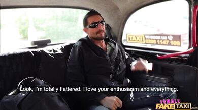 Tommy Gunn gives sexy taxi driver massive creampie