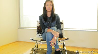 Slut gets her first double penetration and double creampie!