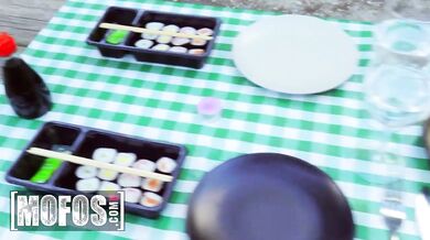 MOFOS - Hot babe anally fucked in public