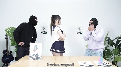 Hot Asian girl gets blackmailed by her manager