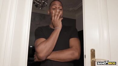 BANGBROS - Miss Sally starts the day with yoga and then gets her ass fucked by BBC