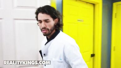 Prep Chef Katalina Kyle And Waitress Selina Imai Serve Up A Spicy Staff Threesome