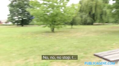 Petite Russian with great tits takes cock for cash