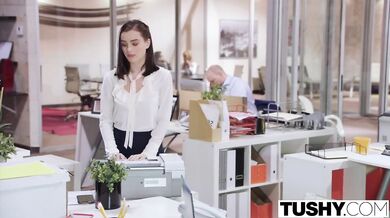 Lana Rhoades and her first double penetration