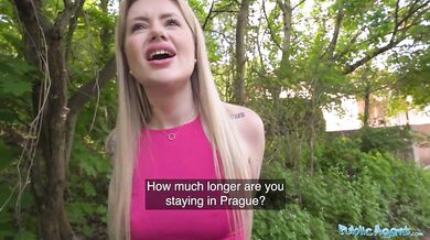 Blonde French Jogger Fucks My Big Dick