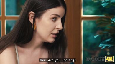 Girlfriend helping him ease the pain