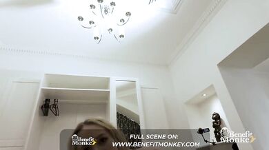 Blonde Maya Rose asked me if she could taste my dick and I couldn't refuse