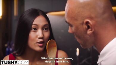 Petite hottie May Thai gets her anal cravings satisfied