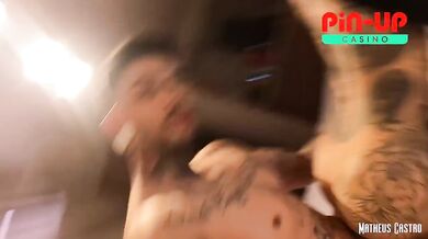 Naughty busty babe went to get a tattoo and fucked the studio owner