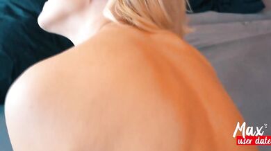Hot German Blonde In Red Lingerie Gets Fucked Hard And Deep