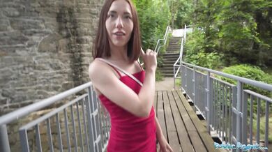 Indy Lix takes a hard cock in public in POV porn reality show
