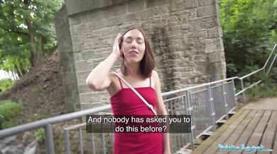 Indy Lix takes a hard cock in public in POV porn reality show