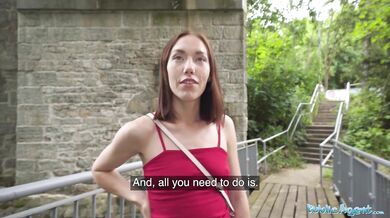 Indy Lix takes a hard cock in public in POV porn reality show