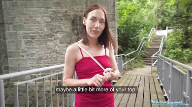 Indy Lix takes a hard cock in public in POV porn reality show
