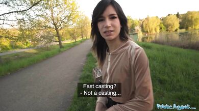 Megan Love Rides Big Dick Outdoors