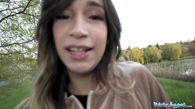 Megan Love Rides Big Dick Outdoors