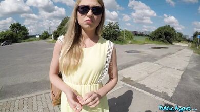 Sexy Blonde Russian Creampied Outside