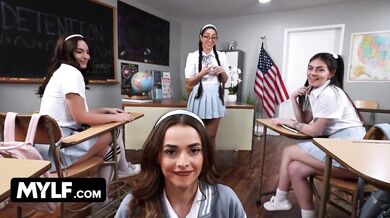 Madison Wilde And Nikki Nicole Do All The Dirty Talking In Silent Male POV Threesome