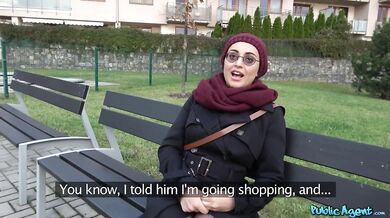 Arab's Big Dick Stretches Tight Pussy