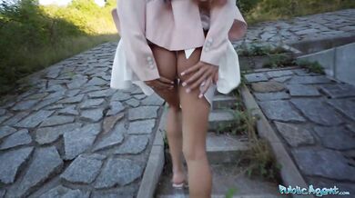 Ara Mix Small Tits POV Gag and Outdoor Fuck