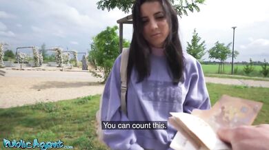 Lesbian Italian Brunette Flaunts Tits & Ass
