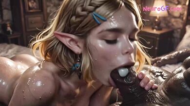 Blonde Zelda Queen Anal Creampie