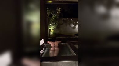 Aishah Sofey's Big Ass Jacuzzi Tease