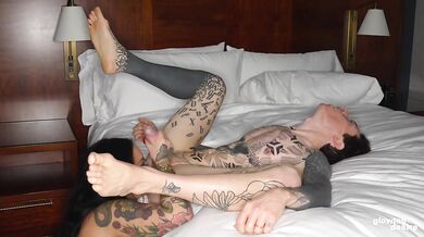 Big Cock Pounds Tattooed Connie Perignon