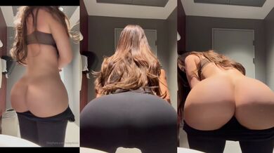 Ester Bron PAWG Twerks Ass in Bathroom