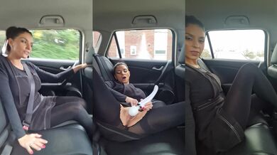 XXZaraMaeXX Vibrates in Moving Car