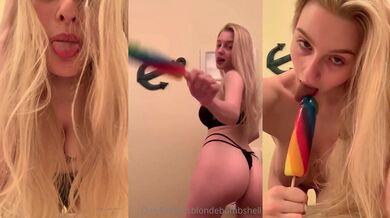 Cas Summer Fills Her Lusty Cunt With Lollypop