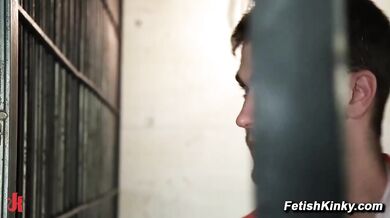 Curvy Blonde Fucks A Muscular Guy While A Cuckold Worships Her Feet